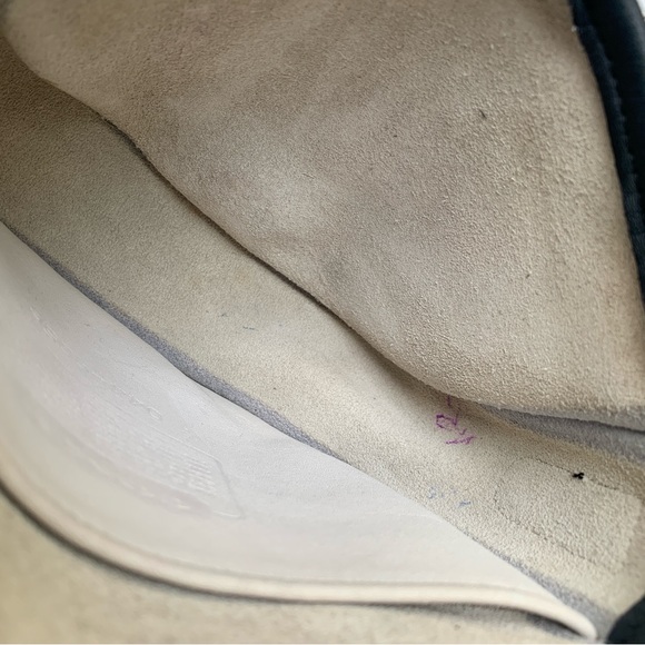 Parchment/Navy Nautical Mini Bag (6825) | Vintage Coach Crossbody Shoulder Purse - Picture 10 of 15